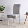 Housse de chaise Premium élastique Silver Leaf - 1PC - mondehousses