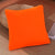 Deux pièces - housses extensibles de coussin - Orange 45 cm x 45 cm - mondehousses